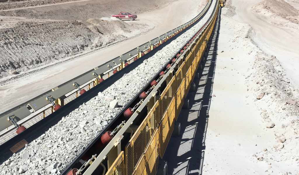 Conveyor Belt Copper Mine