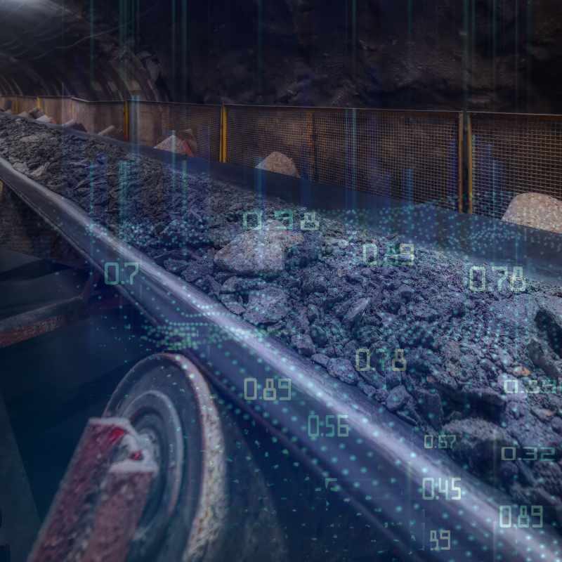 PGNAA Conveyor belt with overlay